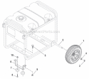Wheel Kit Diagram and Parts List for 030242-0  Briggs and Stratton Generator